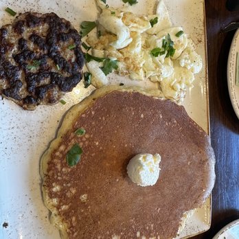 First Watch - Pancake, egg whites and sausage - Breakfast & Brunch Near Me - Apopka, Florida