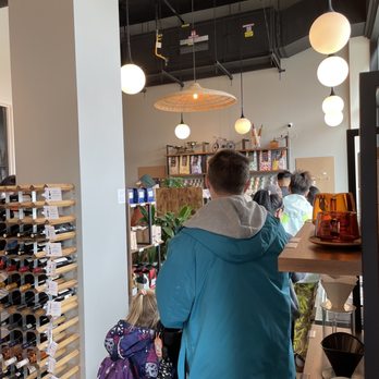 T55 Patisserie - View into the store and the long line - Desserts Near Me - Bothell, Washington T55 Patisserie - View into the store and the long line - Desserts Near Me - Bothell, Washington