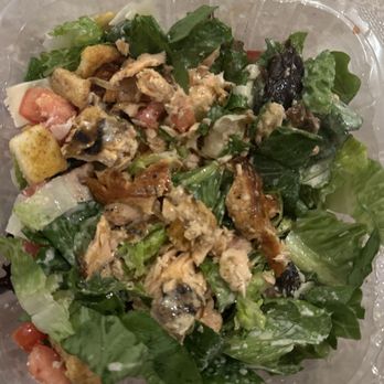Taziki's Mediterranean Cafe - Lee Branch - Caesar Salad with Grilled Salmon - Greek Near Me - Birmingham, Alabama
