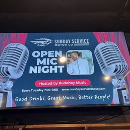 Open mic night? Who knows other than me?