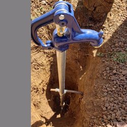 David Barber Plumbing - New Hydrant installed before filling hole