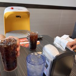 Kura Revolving Sushi Bar - Drinks arrived