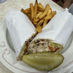 Hicksville Sweet Shop - Chicken wrap