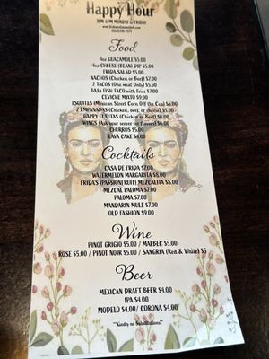 Menu photo 6 Frida West Hartford, CT