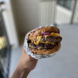 Lime n Dime - Double Cheeseburger Burger