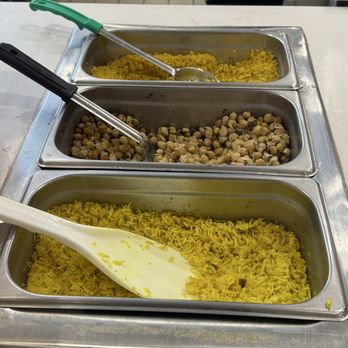 Hummus Republic - The Base: yellow rice, couscous, garbanzo beans - Mediterranean Near Me - LIVERMORE, California Hummus Republic - The Base: yellow rice, couscous, garbanzo beans - Mediterranean Near Me - LIVERMORE, California