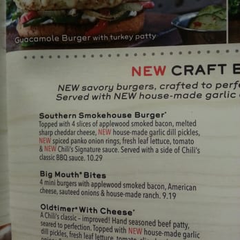 Chili's - Menu description of Southern Smokehouse Burger - American Near Me - Jacinto City, Texas