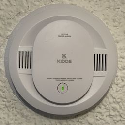 This is the fire alarm system installed by the inspector.