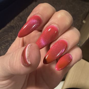 Rose Couture Nail Bar - As you can see my real nail is just as thick as the dip, definitely not done thick like I requested. - Nail Salons Near Me - Southlake, Texas Rose Couture Nail Bar - As you can see my real nail is just as thick as the dip, definitely not done thick like I requested. - Nail Salons Near Me - Southlake, Texas