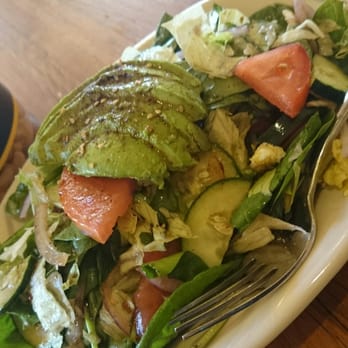 Java On Ocean Coffee House - House salad with three dollar avocado. - Coffee & Tea Near Me - San Francisco, California