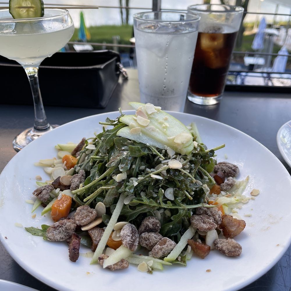 River: A Waterfront Restaurant & Bar - Harvest salad and cucumber martini YUM - Steakhouses Near Me - Wethersfield, Connecticut River: A Waterfront Restaurant & Bar - Harvest salad and cucumber martini YUM - Steakhouses Near Me - Wethersfield, Connecticut