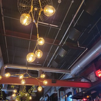 Troop PVD - Funky lighting fixtures - New American Near Me - Providence, Rhode Island