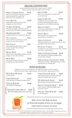 Menu photo 7 Burs Restaurant Lakewood, WA Menu photo 7 Burs Restaurant Lakewood, WA