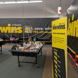 Staples - Bin wins area