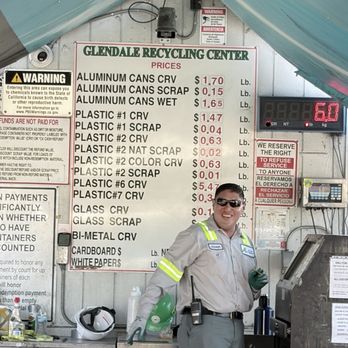 Glendale Recycling Center - price list 11/21/25 - Recycling Center Near Me - Glendale, California