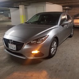 Mazda3, looking brand new after accident.