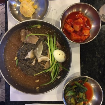 Tang 190 - Cold noodle with little dishes - Korean Near Me - Irvine, California