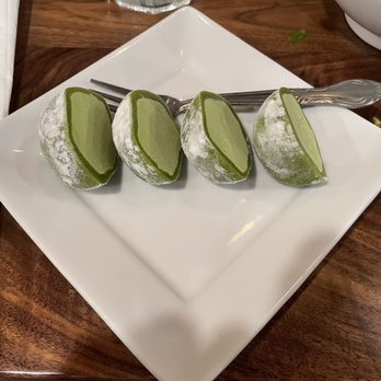 RAKKAN Ramen - Folsom - Green tea mochi ice cream. Properly priced and tasty! - Ramen Near Me - Folsom, California