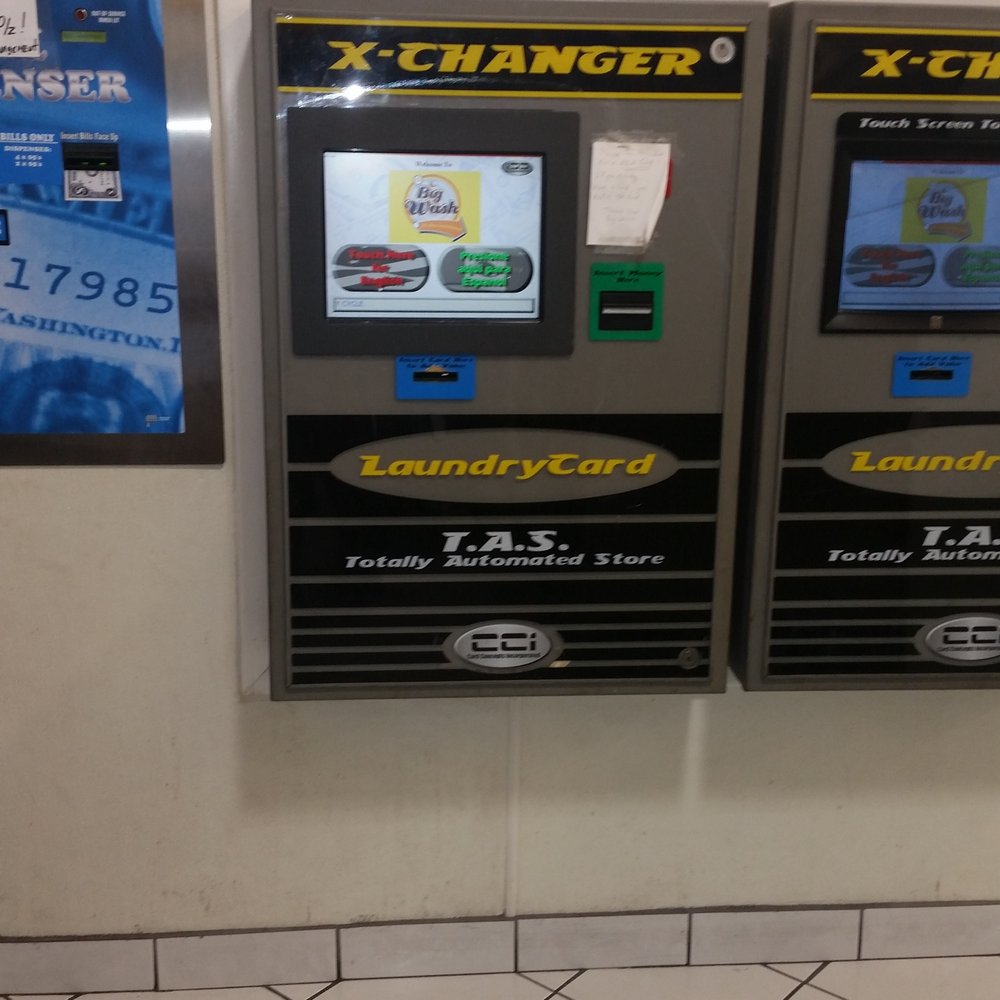 Big Wash Coin Laundry - Deposit money on card - Laundromat Near Me - Miami, Florida