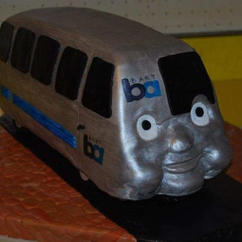 Deanna's Custom Cakery - Barty, the bart cake. - Custom Cakes Near Me - San Pablo, California Deanna's Custom Cakery - Barty, the bart cake. - Custom Cakes Near Me - San Pablo, California