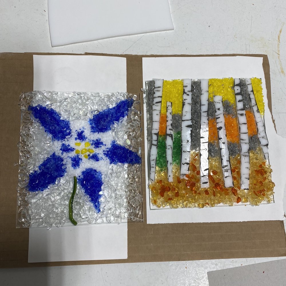 Sun Sapphires - Mine on the right, hubby's one the right. - Art Galleries Near Me - Durango, Colorado Sun Sapphires - Mine on the right, hubby's one the right. - Art Galleries Near Me - Durango, Colorado