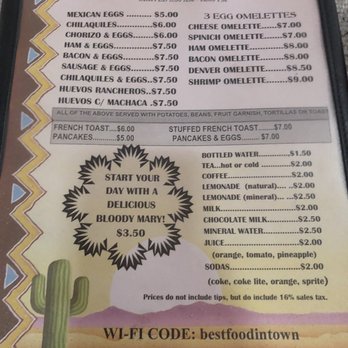 Latitude31 - Menu - Mexican Near Me - Puerto Peñasco, SON