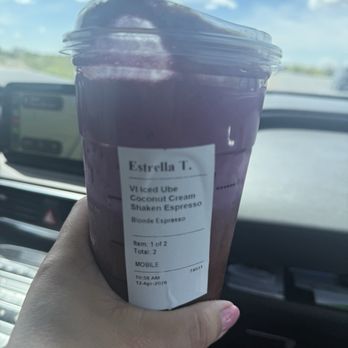 Starbucks - Iced Ube Coconut Cream Shaken Espresso - Coffee & Tea Near Me - Las Cruces, New Mexico Starbucks - Iced Ube Coconut Cream Shaken Espresso - Coffee & Tea Near Me - Las Cruces, New Mexico