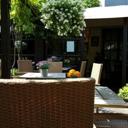 Quaint outdoor patio