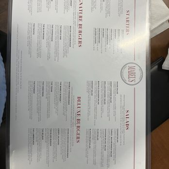 MABELS - Menu and interior. - Ice Cream & Frozen Yogurt Near Me - Powhatan, Virginia