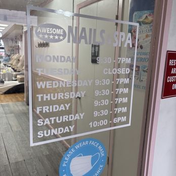 Awesome Nails & Spa - Parking lot, back entrance - Nail Salons Near Me - Marysville, Washington Awesome Nails & Spa - Parking lot, back entrance - Nail Salons Near Me - Marysville, Washington