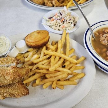 Jo Jo's - Catfish,slaw, fries and an extra side of beans. - Breakfast & Brunch Near Me - Collinsville, Oklahoma Jo Jo's - Catfish,slaw, fries and an extra side of beans. - Breakfast & Brunch Near Me - Collinsville, Oklahoma