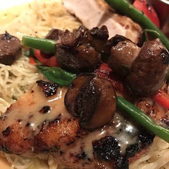 Mike's American - Grilled Chicken and Angel Hair Pasta.. Very Tasty! - American Near Me - Springfield, Virginia