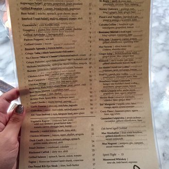 Mua - Food menu items - Bars Near Me - Oakland, California Mua - Food menu items - Bars Near Me - Oakland, California