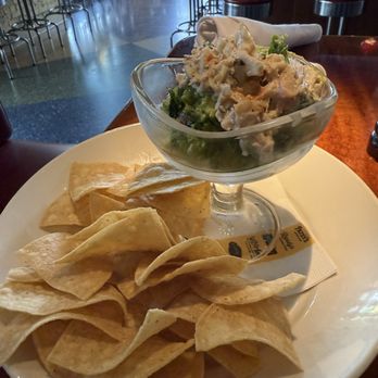 Coastal Flats - Shrimp & crab dip on in-house guacamole. - American Near Me - Gaithersburg, Maryland Coastal Flats - Shrimp & crab dip on in-house guacamole. - American Near Me - Gaithersburg, Maryland