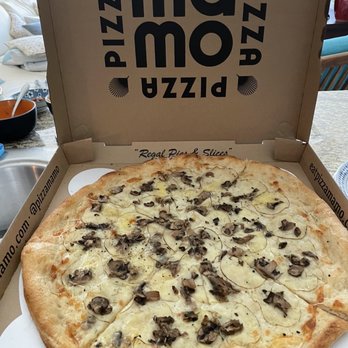 Pizza Mamo - Potato Pizza, we added crimini mushrooms. Simple but awesome! - Pizza Near Me - Honolulu, Hawaii