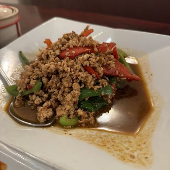 MyThai Restaurant - Basil with ground chicken (do it!) - Thai Near Me - San Luis Obispo, California MyThai Restaurant - Basil with ground chicken (do it!) - Thai Near Me - San Luis Obispo, California