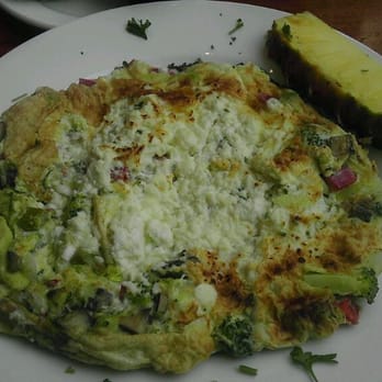 Meli Cafe - Veggie fritatta with eggwhites and feta, Yum - Breakfast & Brunch Near Me - Chicago, Illinois