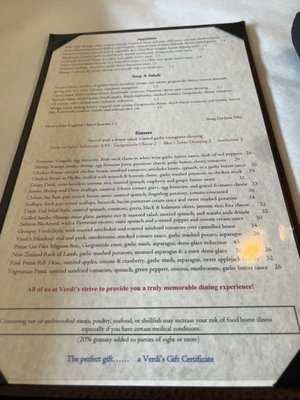 Menu photo 3 Verdi's American Bistro Marco Island, FL Menu photo 3 Verdi's American Bistro Marco Island, FL