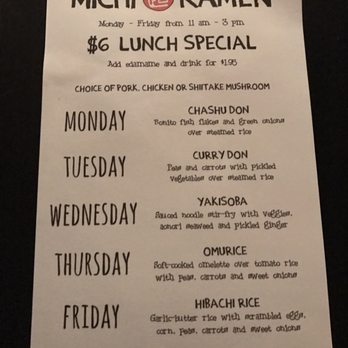 Michi Ramen - Lunch Specials - Ramen Near Me - Austin, Texas Michi Ramen - Lunch Specials - Ramen Near Me - Austin, Texas