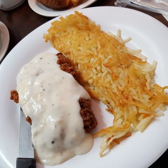 Ruth's Family Restaurant - Country fried steak with hash Browns - Breakfast & Brunch Near Me - Augusta, Georgia