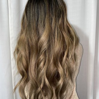 Elysian Hair Studio - Baby Highlights - Flash made it a deeper yellow tone - Hair Salons Near Me - San Jose, California