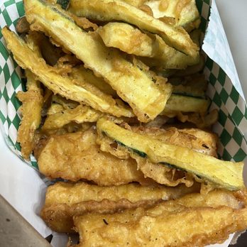 Clove Fish & Chicken - Fried cod and zucchini - Fish & Chips Near Me - Fairfield, California