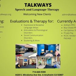 TalkWays Speech-Language Pathology - 2022