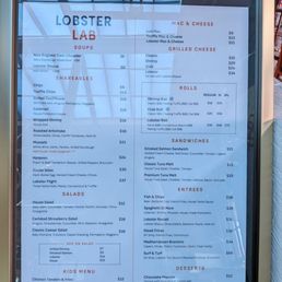 Menu board