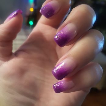 Posh & Polished - Ombre nail design with sparkle - Nail Salons Near Me - Doylestown, Pennsylvania Posh & Polished - Ombre nail design with sparkle - Nail Salons Near Me - Doylestown, Pennsylvania