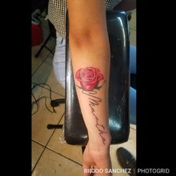Arte de Ollin Tattoo Studio - Rosa