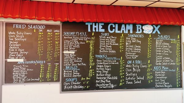 Menu photo 5 The Clam Box Quincy, MA