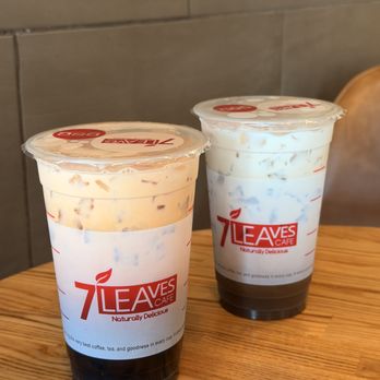 7 Leaves Cafe - Thai Tea & Oolong Milk tea - Coffee & Tea Near Me - Fullerton, California