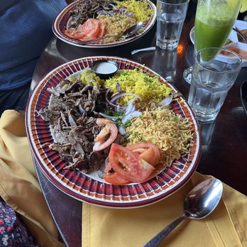 Al Bawadi Grill - MEAT SHAWERMA PLATTER my friends enjoyed this. The MINT LEMONADE was refreshing! - Mediterranean Near Me - Bridgeview, Illinois