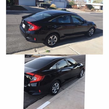 Precision Window Tint - Before and after of getting my windows tinted! 5% ceramic film - Home Window Tinting Near Me - Henderson, Nevada Precision Window Tint - Before and after of getting my windows tinted! 5% ceramic film - Home Window Tinting Near Me - Henderson, Nevada